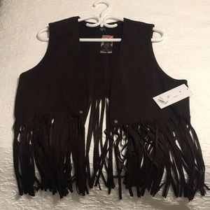 Fringed vest